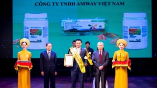 Amway Việt Nam lần thứ 10 vinh dự nhận giải thưởng “Sản phẩm vàng vì sức khoẻ cộng đồng'