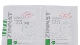 Tiêu hủy thuốc kháng sinh cốm pha hỗn dịch uống Zinnat Suspension 125mg vi phạm chất lượng mức độ 2