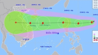 Áp thấp nhiệt đới mạnh lên thành bão mang tên Noru