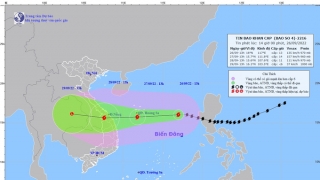 Cập nhật tình hình cơn bão số 4 (bão Noru) đến 14h chiều ngày 26/9