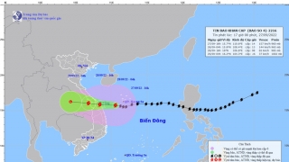 Cập nhật tình hình cơn bão số 4 (bão Noru) đến 17h chiều ngày 27/9