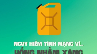 TP. HCM: Một bé gái hơn 1 tuổi nguy kịch do uống nhầm xăng