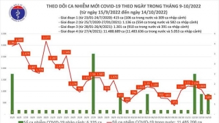 Tối 14/10: Ghi nhận 589 ca mắc COVID-19 mới, có 491 bệnh nhân khỏi bệnh