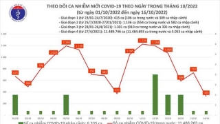 Tối 16/10: Ghi nhận 325 ca mắc COVID-19 mới, có 241 bệnh nhân khỏi bệnh