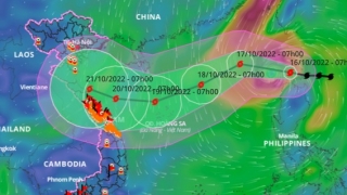 Tin bão mới nhất: Bão Nesat đã mạnh lên cấp 10-11, giật cấp 13