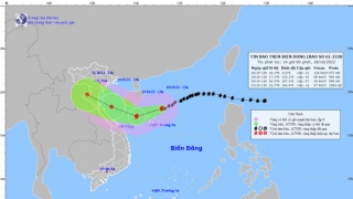 Cập nhật tình hình cơn bão số 6 - Nesat đến 14h chiều ngày 18/10