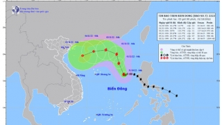 Bão số 7 có xu hướng mạnh dần lên, gây thời tiết xấu trên biển