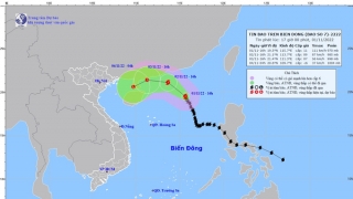 Cập nhật tình hình cơn bão số 7 - Nalgae đến 17h chiều ngày 1/11