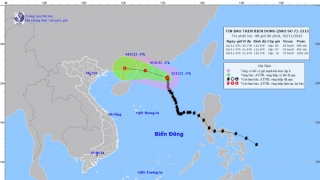 Cập nhật tình hình cơn bão số 7 - Nalgae đến 8h sáng ngày 2/11