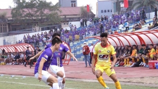 Đông Á Thanh Hóa và Hà Nội FC bất phân thắng bại