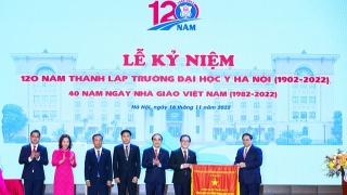 Thủ tướng Chính phủ Phạm Minh Chính dự Lễ kỷ niệm 120 năm thành lập Trường Đại học Y Hà Nội