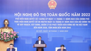 Thủ tướng Chính phủ Phạm Minh Chính chủ trì Hội nghị đô thị toàn quốc năm 2022