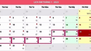 Chính thức lịch nghỉ Tết Âm lịch 7 ngày