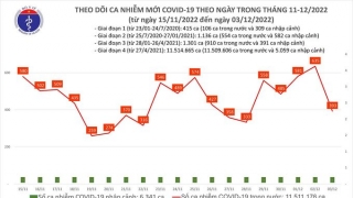 Tối 3/12: Ghi nhận thêm 393 ca mắc COVID-19 mới, 107 bệnh nhân khỏi bệnh