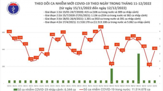 Tối 12/12: Ghi nhận 383 ca mắc COVID-19 mới, có 56 bệnh nhân khỏi bệnh