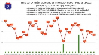 Tối 14/12: Ghi nhận 320 ca mắc COVID-19 mới, có 129 bệnh nhân khỏi bệnh