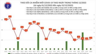 Tối 22/12: Ghi nhận 213 ca mắc COVID-19 mới, có 92 bệnh nhân khỏi bệnh