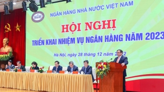 Thủ tướng Chính phủ Phạm Minh Chính dự Hội nghị tổng kết công tác năm 2022 và triển khai nhiệm vụ ngân hàng năm 2023