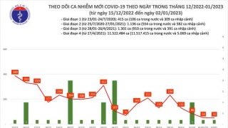 Ngày 2/1: Ghi nhận 52 ca mắc COVID-19 mới, có 3 bệnh nhân khỏi bệnh