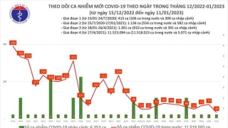 Tối 11/1: Ghi nhận 35 ca mắc COVID-19 mới, có 25 bệnh nhân khỏi bệnh