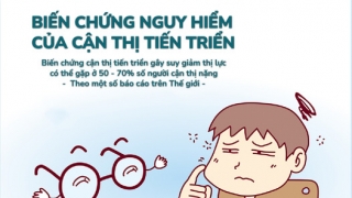 Các biến chứng nguy hiểm của cận thị tiến triển