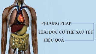 Cách giải độc cơ thể sau Tết