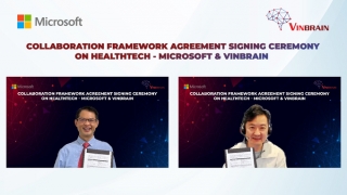 VinBrain và Microsoft Hoa Kỳ hợp tác phát triển trí tuệ nhân tạo trong y tế