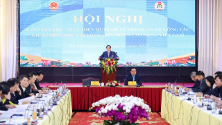 Thủ tướng Phạm Minh Chính chủ trì Hội nghị thực hiện Quy chế về mối quan hệ công tác giữa Chính phủ và Tổng Liên đoàn Lao động Việt Nam