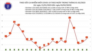 Tối 3/1: Ghi nhận 20 ca mắc COVID-19 mới có, có 5 bệnh nhân khỏi bệnh