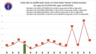 Tối 15/2: Ghi nhận 19 ca mắc COVID-19 mới, có 2 bệnh nhân khỏi bệnh