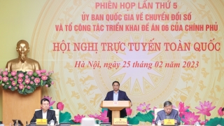 Thủ tướng Chính phủ Phạm Minh Chính chủ trì Hội nghị trực tuyến toàn quốc và phiên họp lần thứ 5