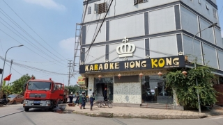 Bắc Ninh xảy ra cháy tại quán karaoke đang bị tạm đình chỉ hoạt động