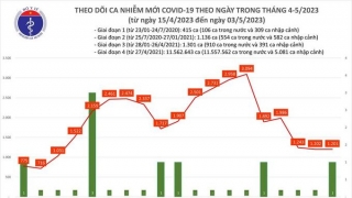 Tối 3/5: Ghi nhận 1.201 ca mắc COVID-19 mới, có 541 bệnh nhân khỏi bệnh