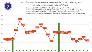 Tối 24/5: Ghi nhận 1.081 ca mắc COVID-19 mới, có 522 bệnh nhân khỏi bệnh