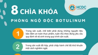 8 chìa khóa phòng ngộ độc do độc tố botulinum