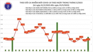 Tối 25/5: Ghi nhận 1.174 ca mắc COVID-19, có 439 bệnh nhân khỏi bệnh