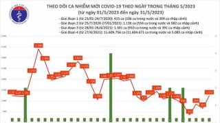 Tối 31/5: Ghi nhận 1.232 ca mắc COVID-19 mới, có 241 bệnh nhân khỏi bệnh