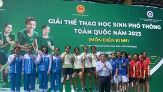 Hơn 1500 vận động viên tham gia Giải Thể thao học sinh phổ thông toàn quốc