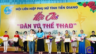 Tiền Giang sôi nổi Hội thi 'Dân vũ thể thao' năm 2023