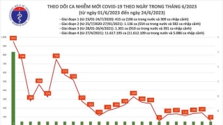 Tối 24/6: Ghi nhận 57 ca mắc COVID-19 mới, có 8 bệnh nhân khỏi bệnh