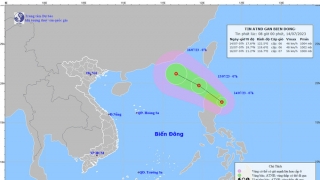 Tin áp thấp nhiệt đới gần Biển Đông