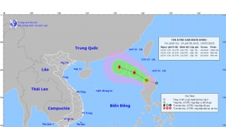 Vùng áp thấp nhiệt đới ở Biển Đông có thể mạnh lên thành bão