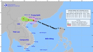 Cập nhật tình hình cơn bão số 1 năm 2023 - TALIM đến 7h sáng ngày 18/7