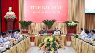 Thủ tướng Phạm Minh Chính làm việc tại tỉnh Bắc Ninh