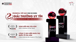 Prudential Việt Nam chinh phục giải thưởng kép tại giải Insurance Asia Awards 2023