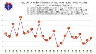 Tối 7/8: Ghi nhận 24 ca mắc COVID-19 mới, có 1 bệnh nhân khỏi bệnh