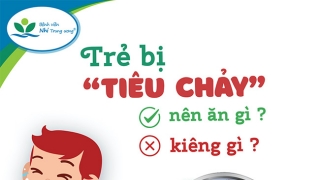 Chế độ ăn cho trẻ bị tiêu chảy