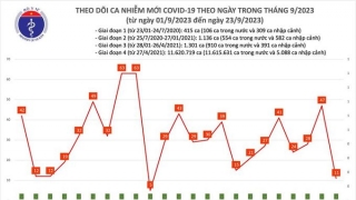 Tối 23/9: Ghi nhận 11 ca mắc COVID-19 mới, có 15 bệnh nhân khỏi bệnh