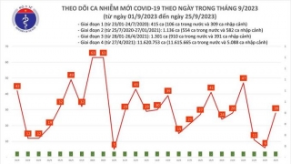 Tối 25/9: Ghi nhận 28 ca mắc COVID-19 mới, có 5 bệnh nhân khỏi bệnh