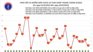 Tối 30/9: Ghi nhận 10 ca mắc COVID-19, có 22 bệnh nhân khỏi bệnh